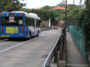 Cutler Footway tram bridge - Boundary Street - Paddington Sydney