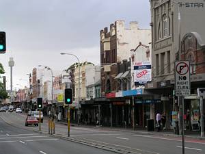 Paddington Strip Shopping - Sydney tram remnants - Oxford Street